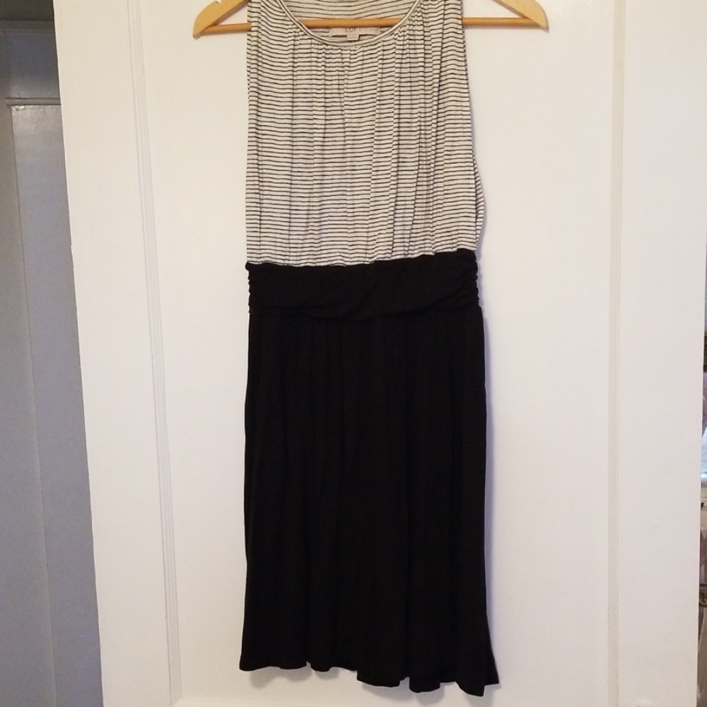 Black and white summer dress